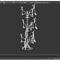 Ornate Metal Candelabra With Intricate Design Multiple Branches Decorative Holders And Circular Base