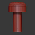 Mushroom Shaped Red Black White Gray Modern Table Lamps For Home Decor
