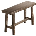 Quiet Long Bench 3d model