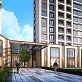 Modern Apartment Building Exterior With Multiple Windows Balconies And Architectural Design