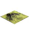 Garden Landscape Design With Green Rolling Hills And Textured Terrain