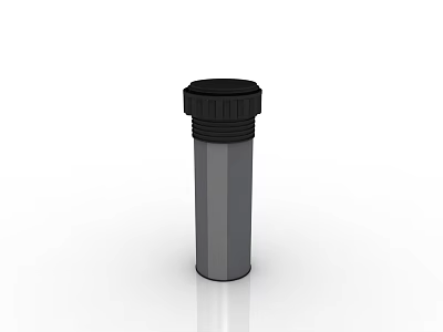 Daily Use Electrical Device With Black Screw Lid And Cylindrical Body 3d model