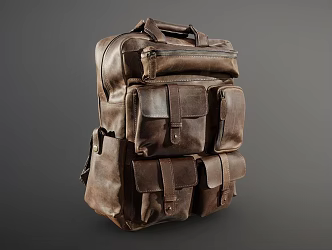 Modern Backpack 3d model