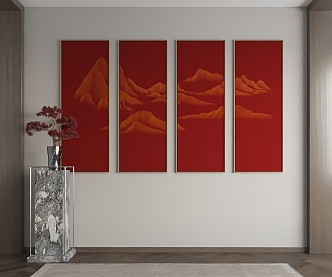 decorative painting 3d model