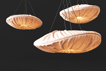 Modern chandelier 3d model