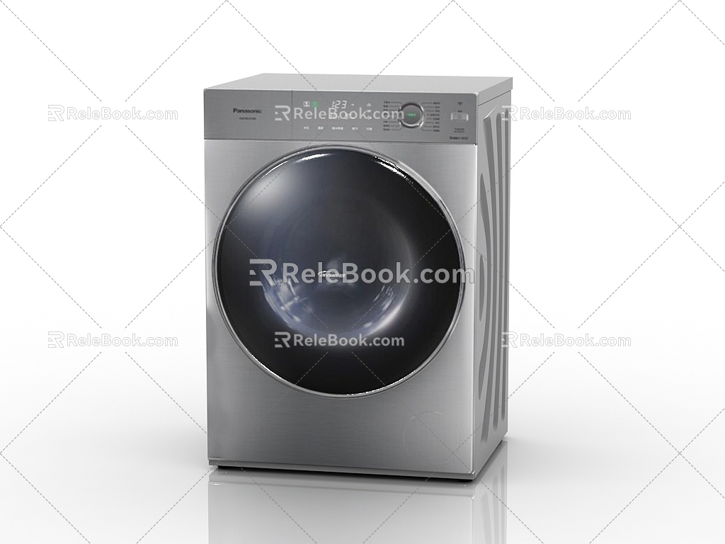 Modern washing machine 3d model