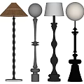 Stylish Floor Lamps With Diverse Designs And Unique Bases For Interior Decor