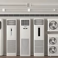 Various Models and Types of Air Conditioners and Fans Home Appliances on