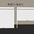 White Modern Roller Shutter Doors With Clean Design And Smooth Operation