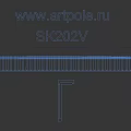 Vertical Lines Neatly Arranged In Striped Panel With Horizontal Borders And Grid Structure