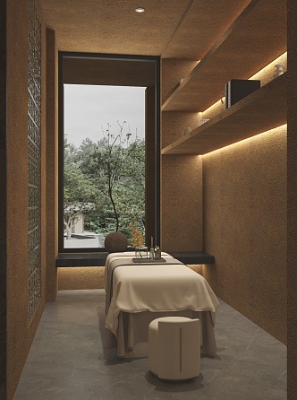 Spa massage 3d model