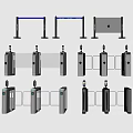 Various Types of Modern Access Control Turnstiles and Security Entry Gates