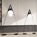 Modern Simple Floor Lamp Decorative Lamp 3d model