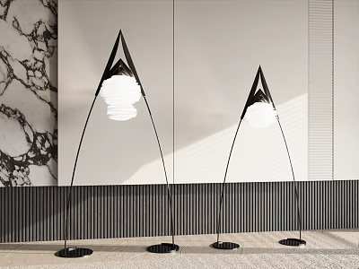 Modern Simple Floor Lamp Decorative Lamp 3d model