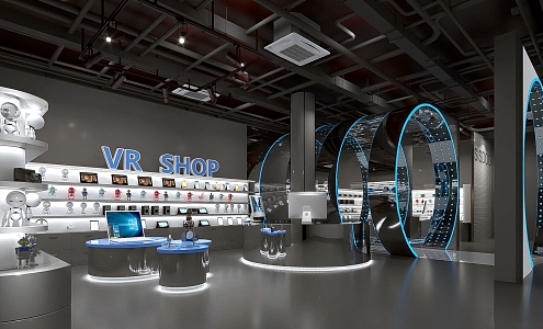 Electronic Products Store 3d model