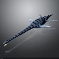 Ichthyosaur Prehistoric Marine Reptile With Long Tail Spotted Pattern Streamlined Body And Flippers
