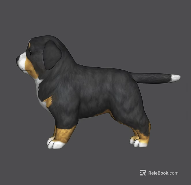 Realistic 3D Model of Reptile Standing with Detailed Scales on Gray Background 3d model 