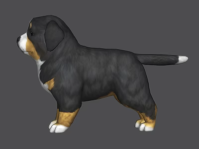 Realistic 3D Model of Reptile Standing with Detailed Scales on Gray Background 3d model