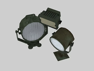 Outdoor Lights In Various Styles With Metal Brackets And Weather Resistant Design 3d model