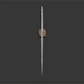 Professional Sickle Hardware Tool with Sharp Metal Blade and Wooden Handle