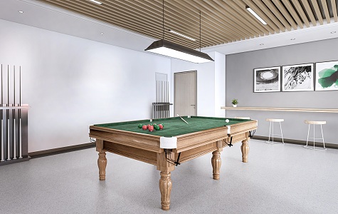 Billiard hall Billiard room Billiard table Billiard cue Billiard room Billiard table 3d model