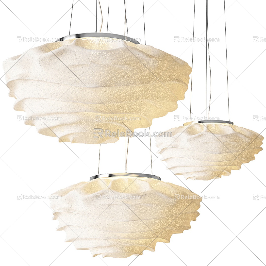 Quiet Wind Chandelier 3d model