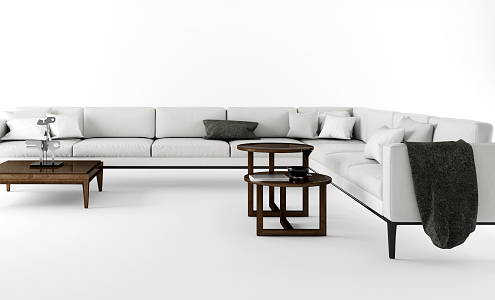 Modern Multiplayer Sofa Multiplayer Sofa Combination 3d model