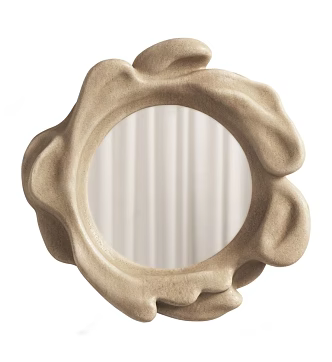 Silent Antique Style Mirror Life Supplies Mirror Cosmetic Mirror 3d model