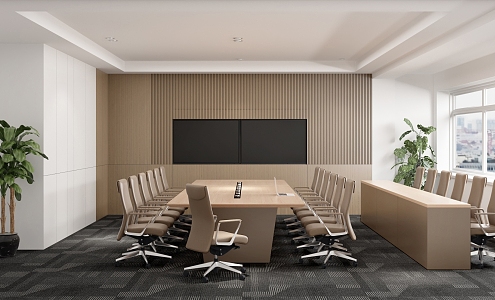 Modern Conference Room 3d model