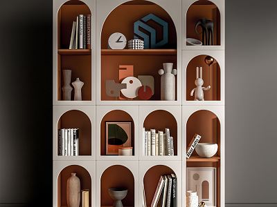 Modern Bookcase Bookshelf model