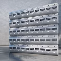 Industrial Grade Stacked Metal Commercial Equipment With Multiple Compartment Units For Storage