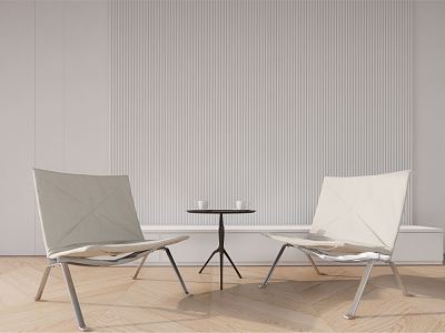 Modern leisure table and chair combination leisure chair model