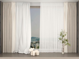 Curtains 3d model