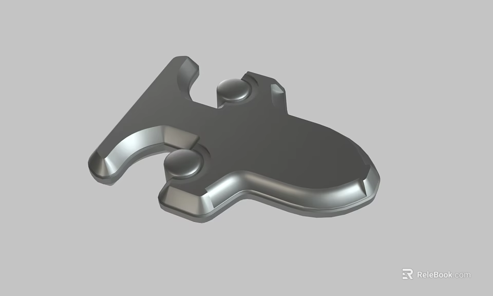 Metal Mechanical Part With Holes And Structural Design For Industrial Use 3d model 