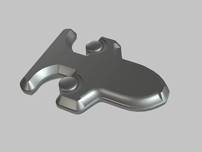 Metal Mechanical Part With Holes And Structural Design For Industrial Use 3d model