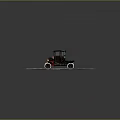 Vintage Classic Automobile With Wooden Body Black Roof And Large Wheels On Road