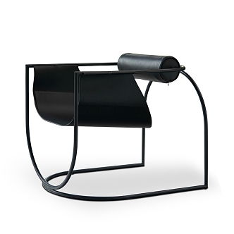 Simple Iron Leisure Chair 3d model