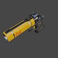 Weapon signal gun 3d model