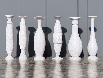 Modern Column 3d model