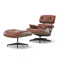 Modern Office Chair With White Upholstered Seat Wooden Frame And Black Metal Base