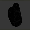 space rock meteorite volcanic rock block rock block rock specimen boulder 3d model
