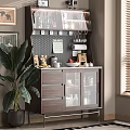 Middle Style Sideboard 3d model