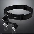VIVIO Headlamp With Multiple LED Lights And Comfortable Black Strap Design