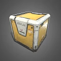 Modern Sci-Fi Box Weapon Box Supply Box 3d model