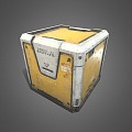 Modern Sci-Fi Box Weapon Box Supply Box 3d model