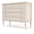Elegant Console Cabinet With Multiple Drawers Ornate Carved Legs And Vintage Design