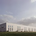 Modern Factory Building Factory Building 3d model