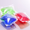 High Quality Assorted Color Laundry Detergent Pods For Effective Clothes Washing 3d model