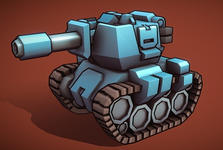 Tank Cartoon Tank Stylized Tank 3d model