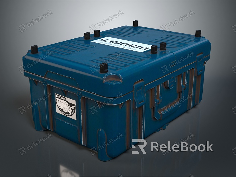 Box Box Luggage Leather Box Leather Box Container PBR model